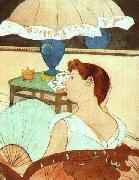 Mary Cassatt The Lamp Sweden oil painting artist